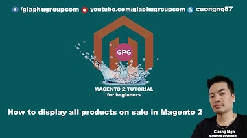 How to display all products on sale in Magento 2
