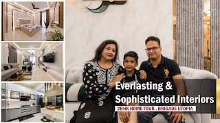 Classy & Trendy Design | 2BHK Home Tour | Brigade Cornerstone Utopia | Chattels Design