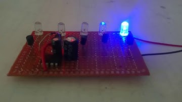 LED chaser with only one IC555