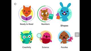 Sago mini School  Reading, numbers and Shapes activities