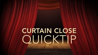 Curtain Closing Tutorial (After Effects Puppet Tool)