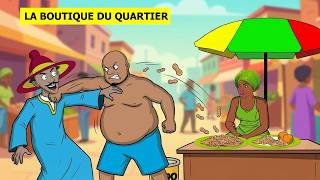 La vendeuse d'arachide et le boutiquier
