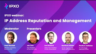 IPXO Webinar: IP Address Reputation and Management