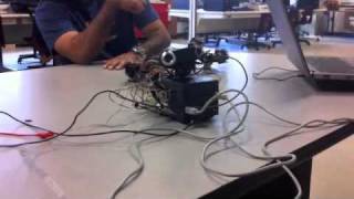 snake robot turn left test