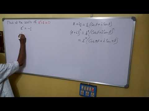 Solve : x^5 + 1 = 0; De Moivre&rsquo;s Theorem