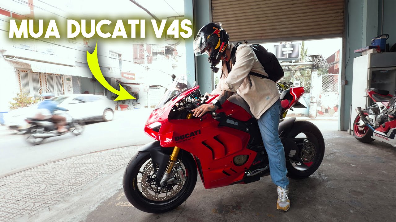 lại mua xe mới để quay Motovlog ? Ducati V4S 2024