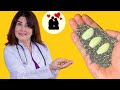 Simple recipe: mix chia seeds with garlic and almonds - natural home recipe