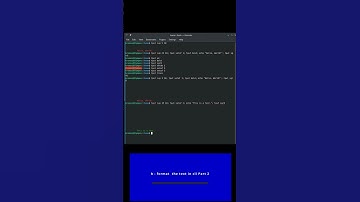 🐧 b - format  the text in cli Part 2 🐧 #linux #shell #cli #konsole #ubuntu #fedora