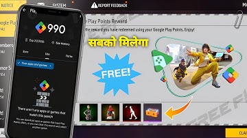 New Redeem Code Free Fire 2025 l Play store Play Points Event l Free Fire New Event l Ff New Event 