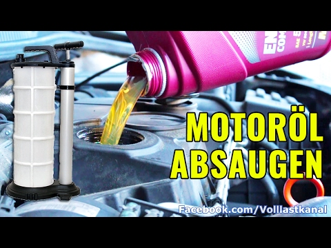 Video: Wie saugt man Öl aus einem Auto ab?