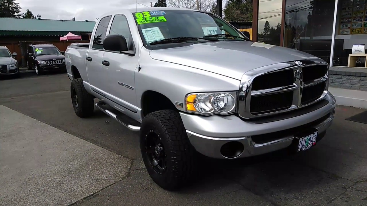 2003 DODGE RAM 2500 5.7L HEMI 4X4 LOW MILES 86K (503-765-5411) TEXT or