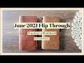 June 2021 Flip Through - Traveler's Notebook