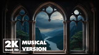 Mountain River ✦ Fake Window Projector | For TV & Projector | 2K Quad HD ︎︎♫︎ Musical Version