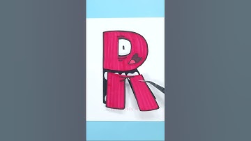 Alphabet Lore R Fixing Letters Skeleton #shorts #youtubeshorts
