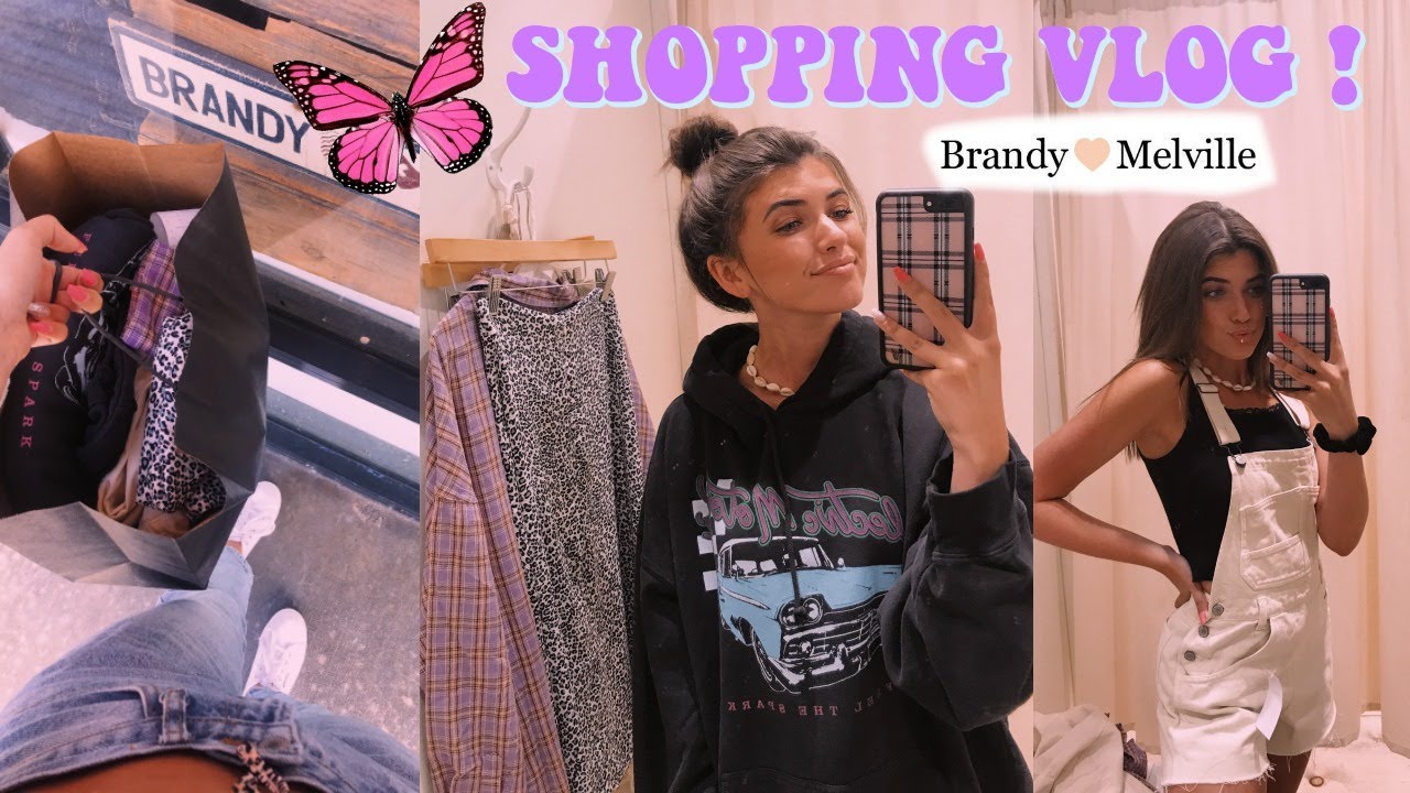 Back To School Clothes Shopping Vlog Brandy Melville Urban Outfitters Pacsun Youtube