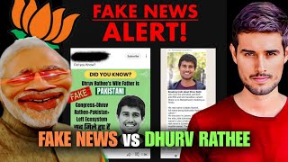 Fake news on DHURV RATHEE : Godi Media IT cell active | PM Modi vs Dhurv Rathee | Fake news expose.