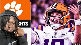 LSU BEAT THE SH** OUT OF CLEMSON ! Lsu Tigers Vs Clemson Tigers REACTION !