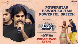 Powerstar Pawan Kalyan Powerful Speech | Ante Sundaraniki Pre Release Event | Nani | Nazriya Fahadh