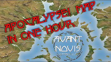 How to draw a fantasy maps in one hour with ArtRage. Apocalypse!