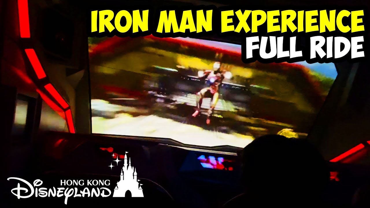 [2022 December] Hong Kong Disneyland - Iron Man Experience (Full Ride ...