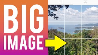 How To Upload a Big Square Picture on Instagram (Grid Picture) screenshot 4