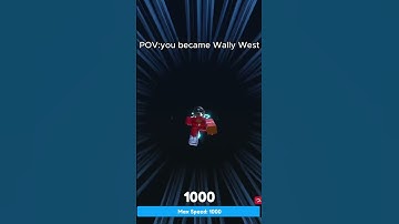 I AM WALLY WEST #wallywest #flash #theflash #theflashspeedsters #speedsters #roblox