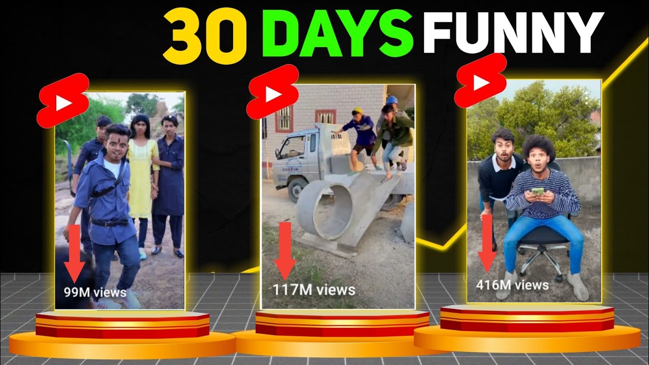 10 Million Views in 30 Days I Tried Funny Shorts for 30 Days (Insane