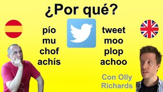 ¿Por qué decimos estas palabras diferente? ONOMATOPEYAS y el origen del lenguaje, con @OllyRichards.