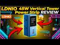 LDNIO 45W Vertical Tower Power Strip 2026