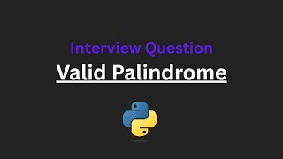 Valid Palindrome - Leetcode 125 - Python