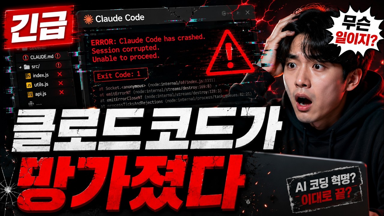 ⁣클로드코드에 무슨 일이 생긴 걸까? 개발자들 난리났습니다 #클로드코드 #AI코딩