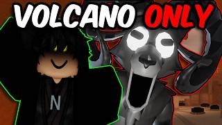 99 Nights TRAPPED in the Deadly Volcano Biome