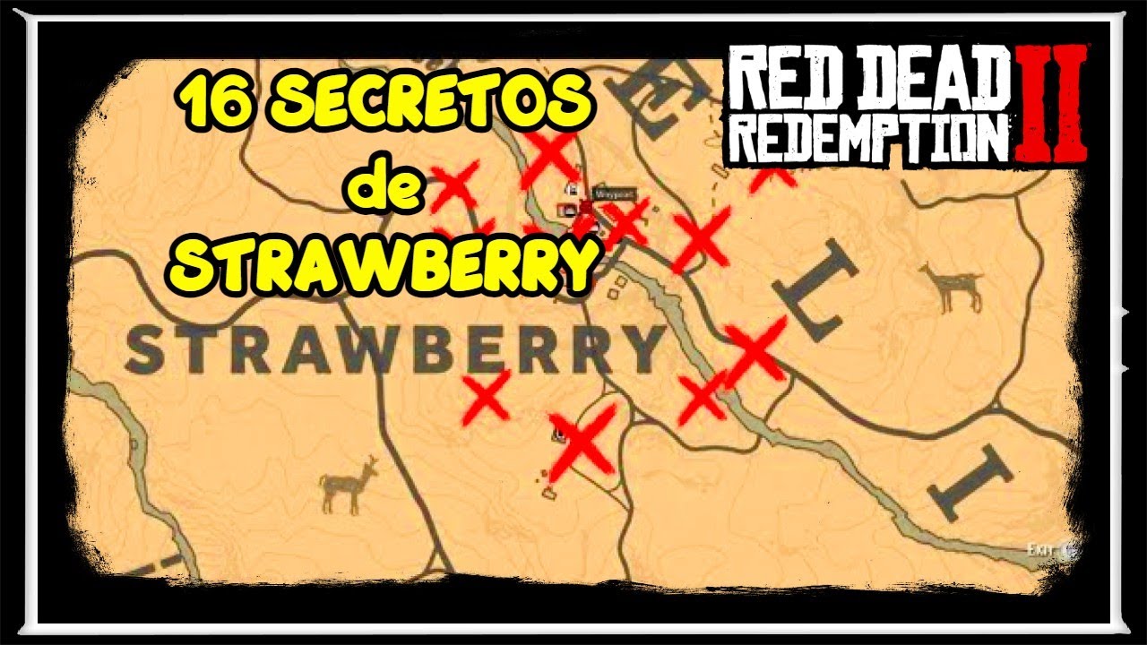 Strawberry Rdr 🔥 16 SECRETOS, ÁRMAS ÚNICAS, OBJETOS RAROS en STRAWBERRY en RED DEAD ...