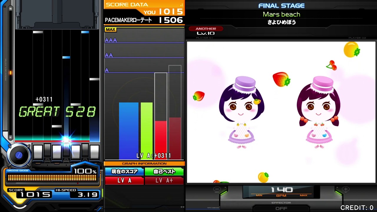 Beatmania IIDX 28 BISTROVER Mars beach SPA