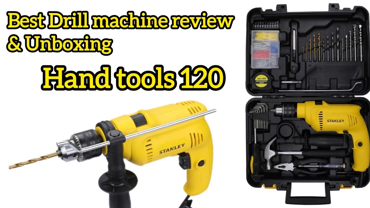 STANLEY 13 Hammer drill machine / best Drill machine 120 tool / Unboxing & review