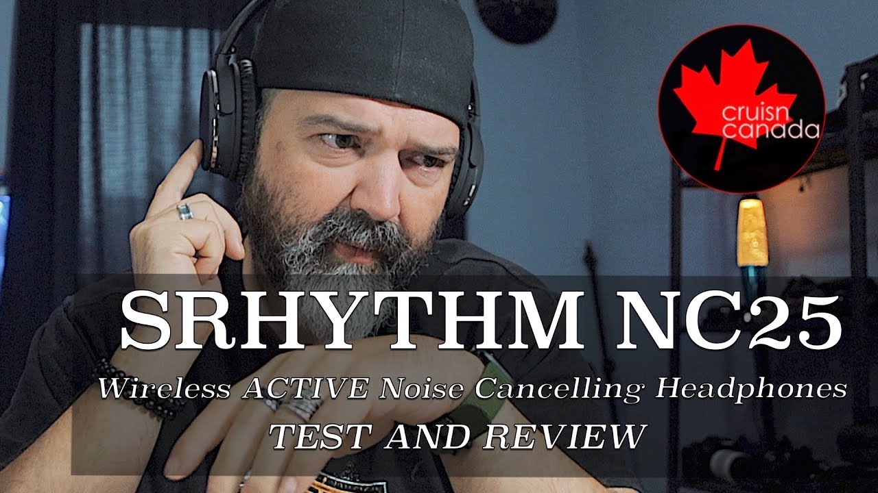 Srhythm NC25 Wireless Headphones Bluetooth 5.3 Noise Cancelling Headphones  -New!