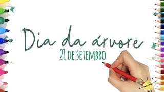 HOMENAGEM DIA DA ÁRVORE EM DESENHO | HONOR TO TREE DAY DRAWING HANDS