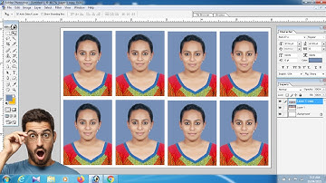 5 -ನಿಮಿಷದಲ್ಲಿ ಪಾಸ್ಪೋರ್ಟ್ ಸೈಜ ಫೋಟೋ ಮಾಡುವುದು ಕಲಿಯಿರಿ||Create Passport size Photo in adobe Photoshop7.0