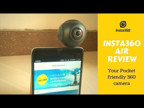 Insta360 Air Review - Your Pocket friendly 360 camera