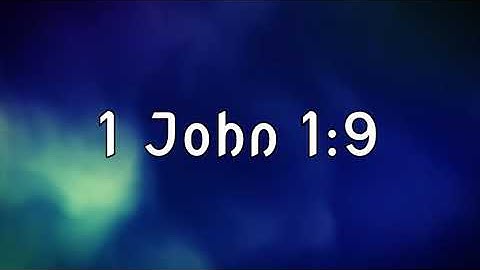 If We Confess (1 John 1:9)
