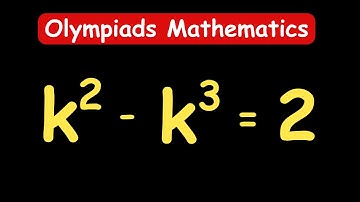 INDIAN OLYMPIADS || How to Solve for k? || k = ? #maths