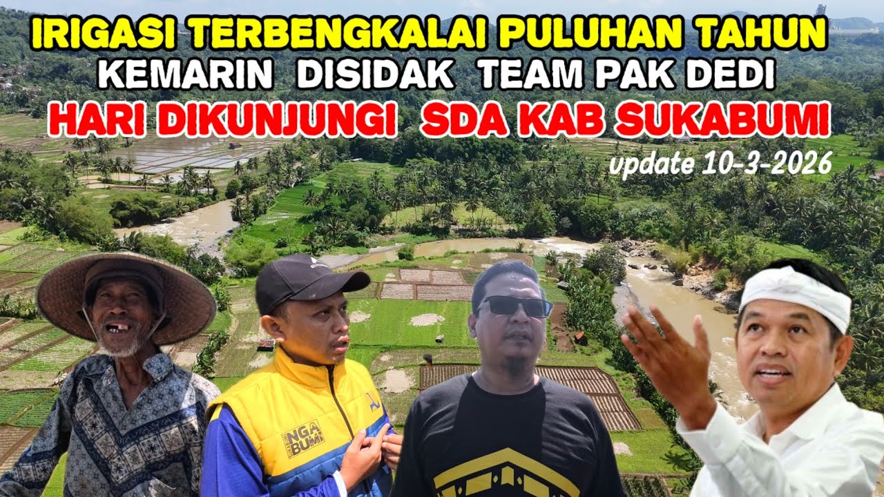 KASIHAN WARGA... SEMOGA TERLAKSANA YA PAK..‼️SAWAH KERING AKIBAT IRIGASI MATI PULUHAN TAHUN 
