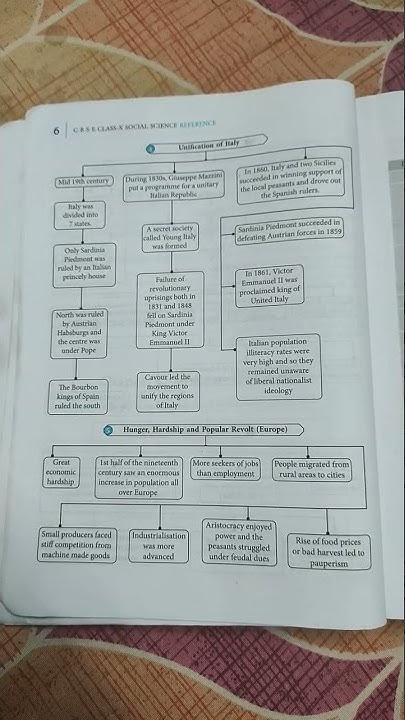Important Flow chart Class 10 Histrory chapter 1 - YouTube