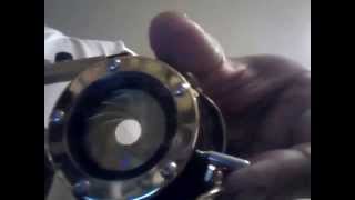 Steampunk iris aperture goggles Profile
