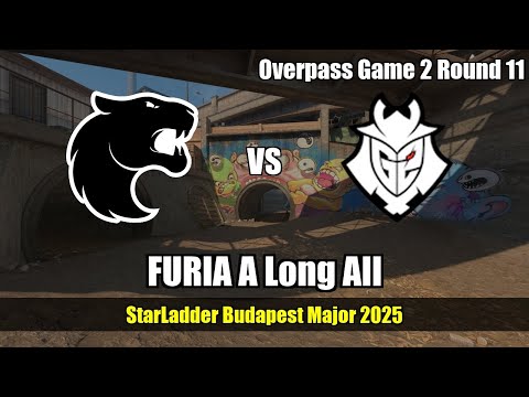 FURIA A Long All vs G2 - Overpass - StarLadder Budapest Major 2025