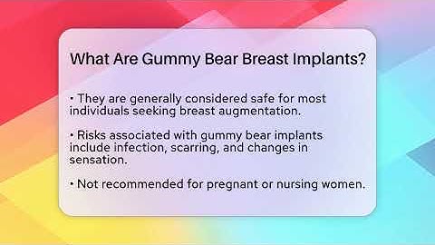 What Are Gummy Bear Breast Implants? - The Operating Table