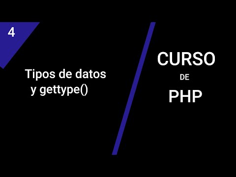 Video: ¿Qué es Gettype PHP?