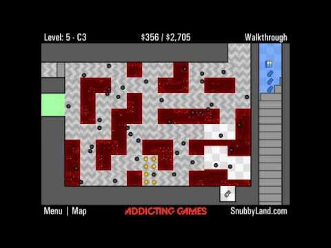 The World's Hardest Game - Walkthrough Level 4 