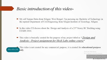 Tall Building Design - Project assignment for Skyfi Labs online course - by Suman Dutta