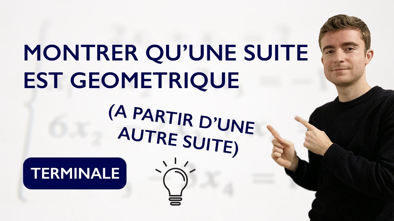 Montrer qu'une suite est géométrique (à partir d'une autre suite)